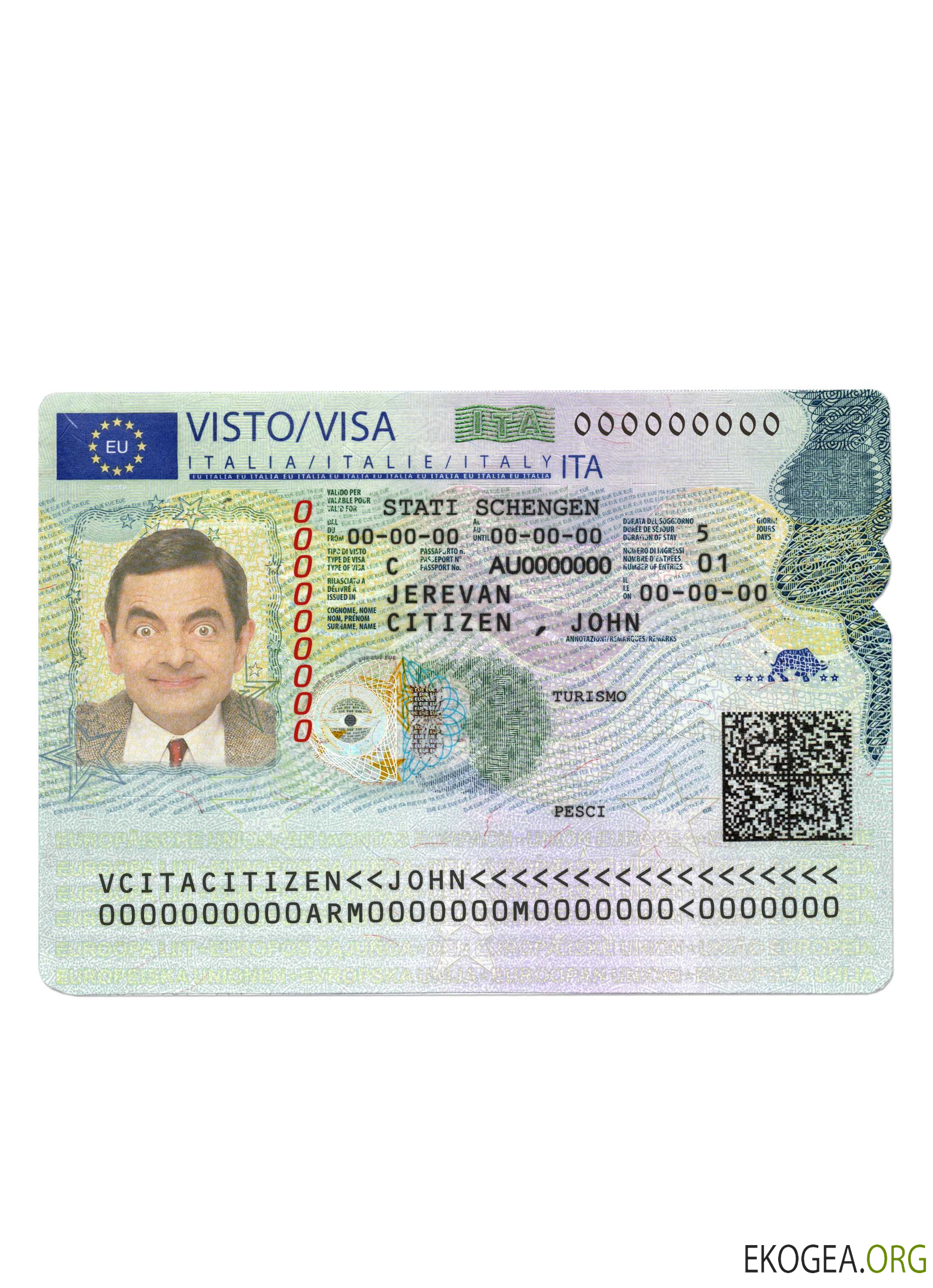 Italie nouveau visa Schengen